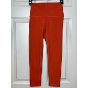 FLEO‎ Small Orange Crop Capri Leggings